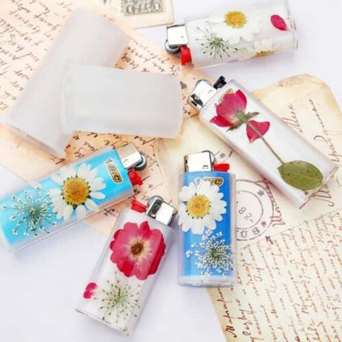 Universal Cigarette Lighter Cover Silicone Resin Mold Cigar Lighter Protective Punch Epoxy Resin Mold Art Crafts