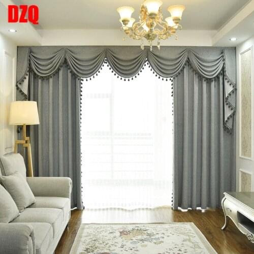 Upscale European Ultra Soft Velvet Shading Curtains for Living Dining Room Bedroom