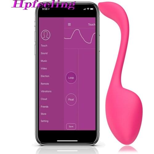 Vagina Eggs Vibrator G-spot Massage Silicone Wireless APP Remote Control Bluetooth Connect Clit Adult Sex Toys for Women