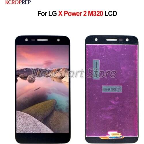 For LG X Power 2 M320 LCD Display Touch Screen Digitizer Assembly With Frame For LG X Power2 lcd Replacement Accessory 5.5"