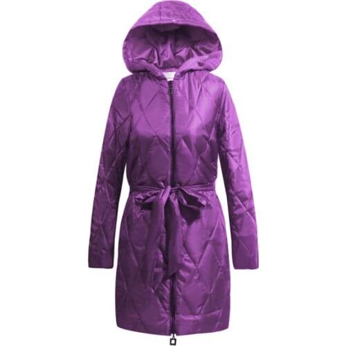 2021 Winter Jackets Women Coat Female Slim Parka Over-Knee Cotton Padded Korea Hooded Warm Black Solid Long Coat