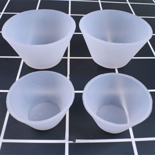 10 Pcs Silicone Disposable Cups Dispenser for Diy Epoxy Resin Mold Silicone Jewelry Accessories Making Tools