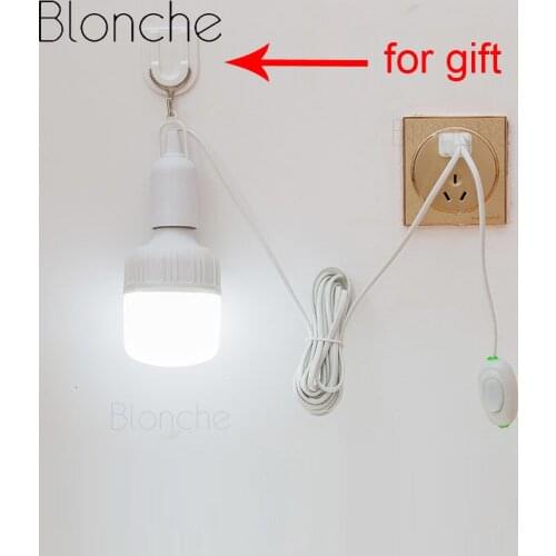 2M Power Cord Cable E27 Lamp Bases US/EU Plug with Switch Wire for Wall LED Bulb E27 Hanglamp Suspension Socket Holder