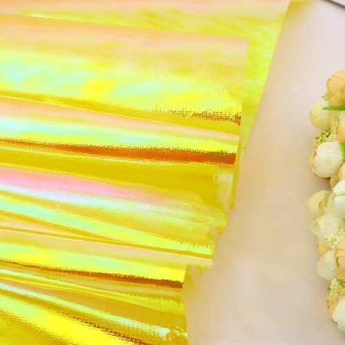 20colors Colorful AB laser cloth Stage performance clothing Crafts diy cloth Shiny cloth Designer fabric wholesale Illuminant