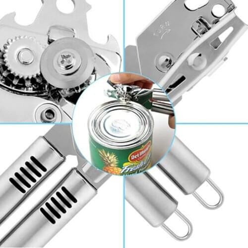 2020 Best Cans Opener Kitchen Tools Professional handheld Manual Stainless Steel Can Opener Side Cut Manual Jar opener