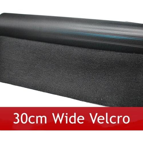 300mm Black White Nylon With Hook And Loop Velcros Tape No Glue Sew On Stickers Strap Clothing Tactical Vest Backpack Equipment