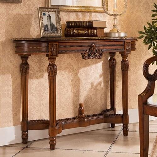 America style hand carved console table cabinet for other home furniture Console sculptée à la main de style américain GH184