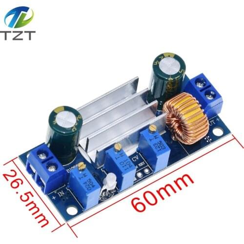 Automatic Protection! 5A Max DC-DC XL4005 Step Down Buck Power Supply Module Adjustable CC/CV Lithium Charge Board for Arduino