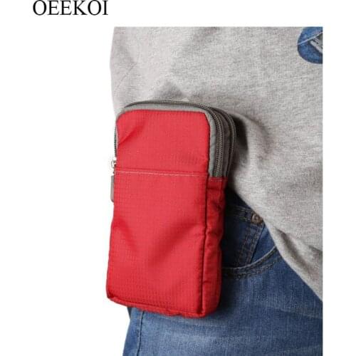 OEEKOI Multi-Function Belt Clip Sport Bag Pouch Case for Wiko Tommy 3 Plus/View 2 Plus/View 2 Go/Harry 2/View Go/View Max
