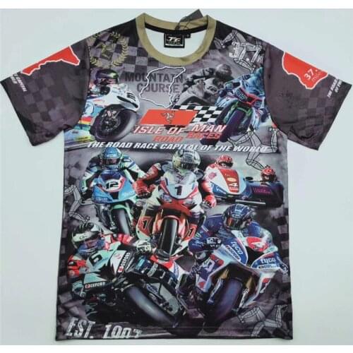 ISLE OF MAN TT Road Race Wear T-Shirt 3D Print Off-Road MX ATV Legends Quick-Dry T-Shirt