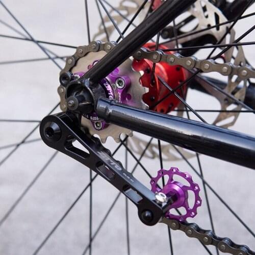 Hot-ZTTO Bicycle Single Speed Chain Tensioner Converter with Adjustable Bike Pulley Jockey Wheel for MTB Bike