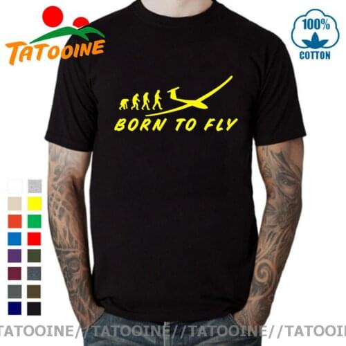 Tatooine summer men t-shirt for Traveller Evolution BORN TO FLY plane pilot design man cotton 3d t shirt hot clothes tops tshirt