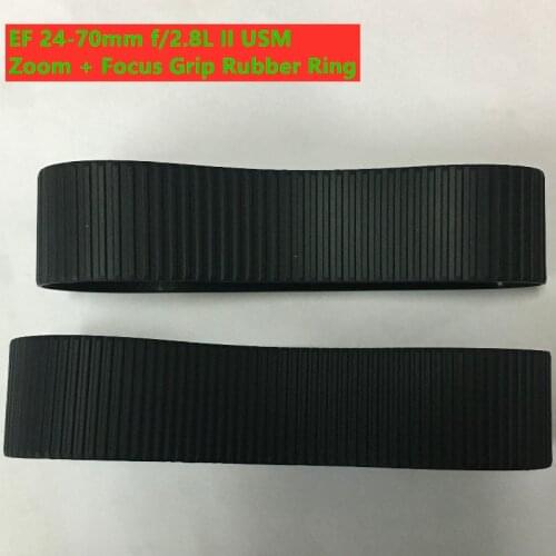 NEW For Canon EF 24-70mm f/2.8L II USM Rubber 24-70 LENS Genuine Zoom With Focus Grip Ring Rubber Camera Repair Part