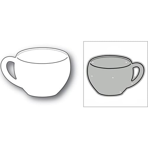 New Fine Glass Cup Shape 2020 Metal Cutting Dies for DIY Scrapbooking Paper and Card Making Decorative Embossing Craft No Stamps