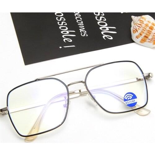 Anti Blue Light Glasses Women blue Rays Radiation computer Gaming Eyewear Frames Metal Unisex Optical eyeglasses frame