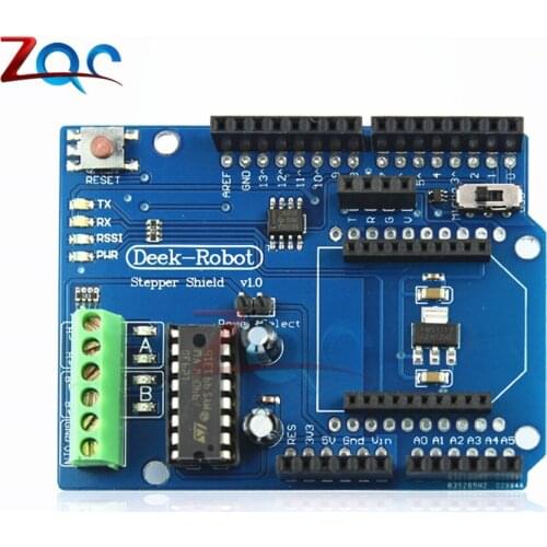 L293 L293D Wireless motor driver control board Expansion Board Shield Module with Switch for Arduino UNO R3 XBee