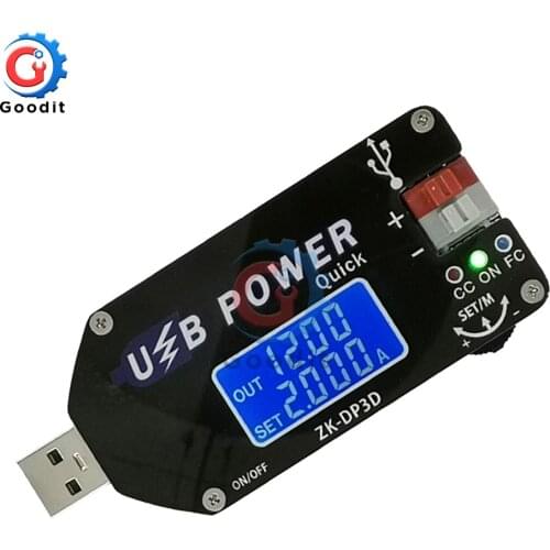 CNC USB TYEPE-C DC DC Converter CC CV 1-30V 2A 15W Power Module Adjustable Regulated power supply QC2.0 3.0 AFC