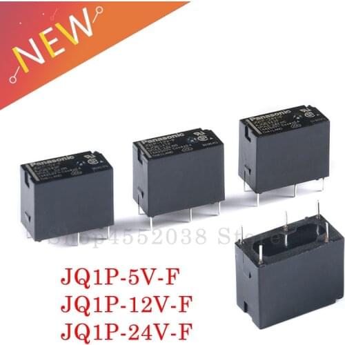 5V 12V 24V 10A DC Power Relay 5 Pin JQ1P-5V-F JQ1P-12V-F JQ1P-24V-F Open and close