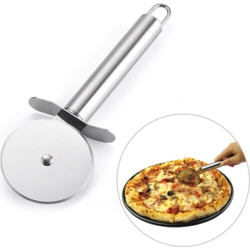 Stainless Steel Pizza Knife Cutter Wheels Pizza Knife Cutters Cake Bread Pies Round Knife Cutter Pizza Tool pizza cutter