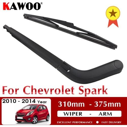Car Rear Wiper Blade Blades Back Window Wipers Arm for Chevrolet Spark Hatchback 2010 2011 2012 2013 2014 Auto Windscreen Blade