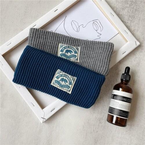 Sports Wool Hair Bundle Hand-Applied Headband Simple And Neutral Headwear Winter Products