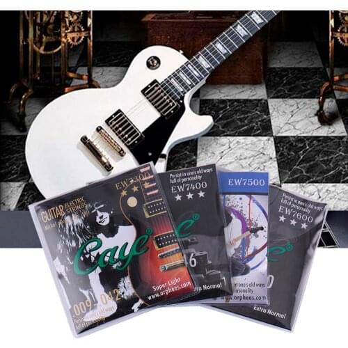 Orphee Electric Guitar Strings Metal Rock Electric Guitarra Strings Use Hexagonal Carbon Steel With Phosphor Bronze