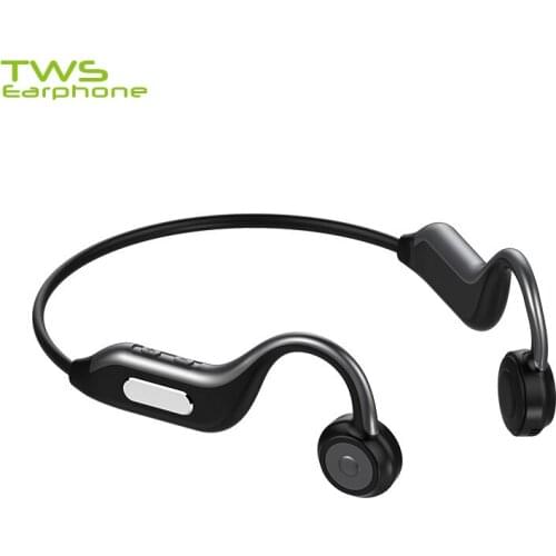 TWSearphone TB1 Bone Conduction Headset Sport Running Wireless Headphones with Microphone Handsfree Earphones For Smartphone