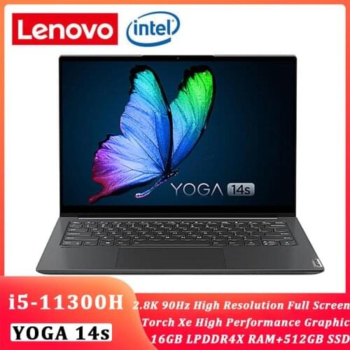 Lenovo laptop YOGA 14s New 2021 i5-11300H/i5-1135G7 16GB RAM 512GB SSD 14 inch Full screen ultrathin laptop