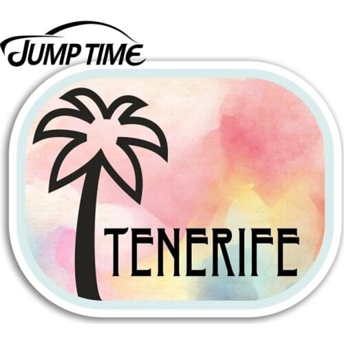 Jump Time for Pretty Tenerife Vinyl Stickers Spain Sticker Laptop Luggage Window Decal Waterproof Car Accessories