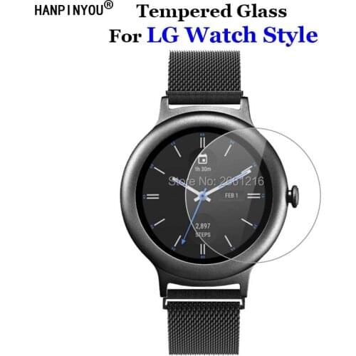 For LG Watch Style Tempered Glass 9H 2.5D Premium Screen Protector Film For LG Watch Style Sports Smart Watch