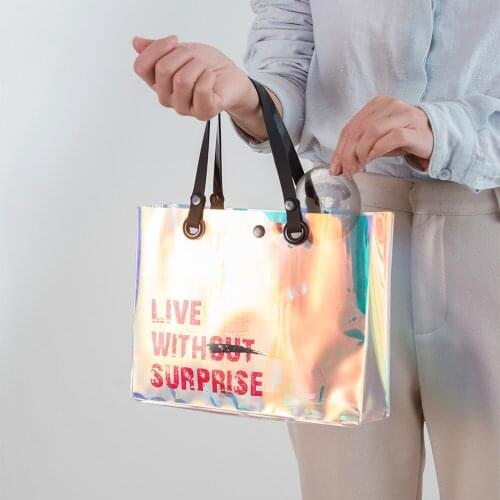 Handbag Crossbody Bags For Women Laser Transparent Bags High Quality PVC Transparent Women Bag Waterproof Travel Leisure Handbag