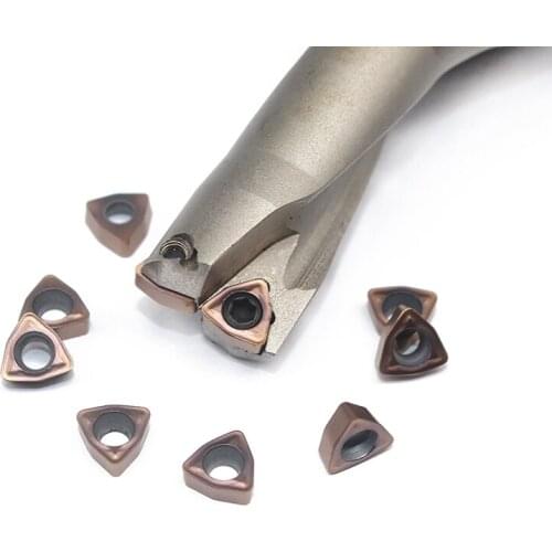 1PC WC C25 4D SD 21 22 23 24 25mm Indexable Insert U Drills Shallow Hole CNC Lathe Metal Drill For WC04 Insert