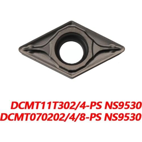 100% Original DCMT DCMT070202-PS NS9530 DCMT070204 070208 11T302 11T304 Carbide Insert Blades Quality Works Best Delivery Fast