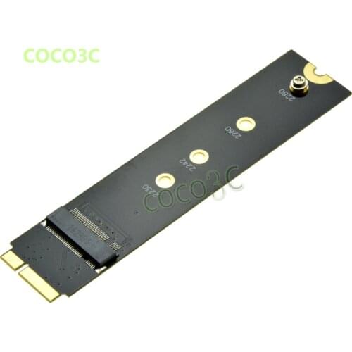 B key M.2 SSD Adapter as SSD for 2012 MACBOOK Air A1465 A1466 for SanDisk X110 Transcend MTS400