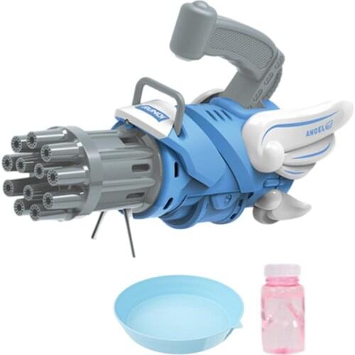 Bubble Machine Automatic Bubble Blower Gun Fidget Toys Outdoor Electric Bubble Machine 12-hole Automatic Bubble Maker Kids Toy