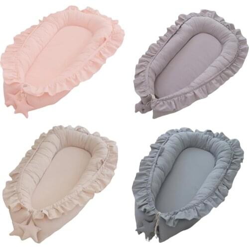 Baby Bassinet Floral Baby Lounger Bed Bassinet For Newborn Baby Protable Crib