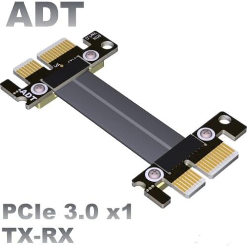 PCI-E 3.0 extension cable x1 male to male female to female pcie signal exchange cable full speed signal direct extend adapter