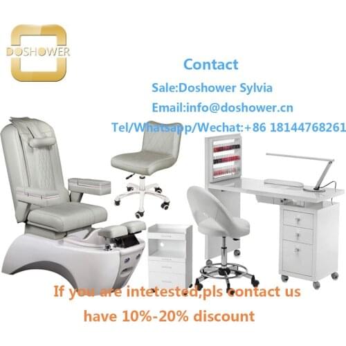 Nail art brushe with uv gel nail polish bottles for custom pedicure chair