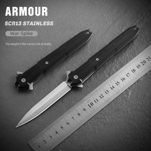 NEW Quick Open Knives ABS 58HRC Outdoor Portable Pocket Wild Fishing Camping Tactical Folding Fruit Knife Combat Military Knifes