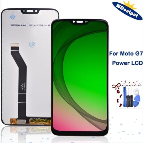 Original For Motorola MOTO G7 Power LCD Display Touch Screen Digitizer Assemble Replacement For Moto G7 Power XT1955