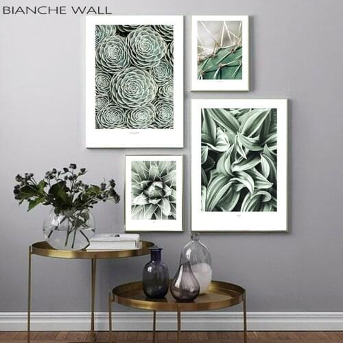 Plant Leaf Canvas Poster Nordic Style Wall Art Print Scandinavian Minimalist Painting Decorative Picture Living Room Decoration