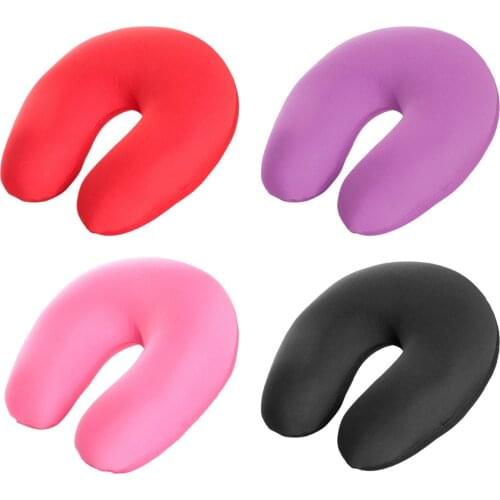 Micro Bead Soft Travel Pillow Memory Foam U Shaped Neck Pillow Sleeping Neck Support Lightweight for Car Airplane Easy Washing