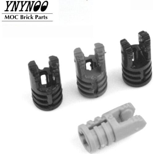 20Pcs/lot 30553 Hinge Cylinder 1x2 Locking with 2 Click Fingers Axle Hole 9 Teeth MOC Building Blocks Bricks Parts Toy for 30552