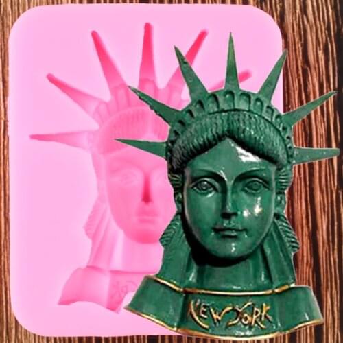 Sugarcraft Statue of Liberty Silicone Mold Fondant Molds Cake Decorating Tools Chocolate Gumpaste Candy Polymer Clay Moulds