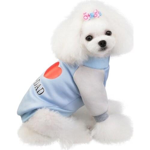 100% Cotton Autumn/Winter Leisure Big Dog Hoodie Dog Sweater Pet Dog Clothes Clothing Autumn/Winter Clothing