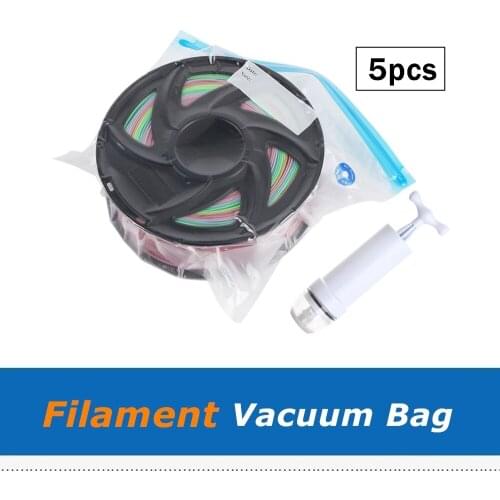 PLA/ABS/PVA Filament Vacuum Bag Filament Dryer To Avoid Consumable Moisture for 3D Printer Parts 3 piece