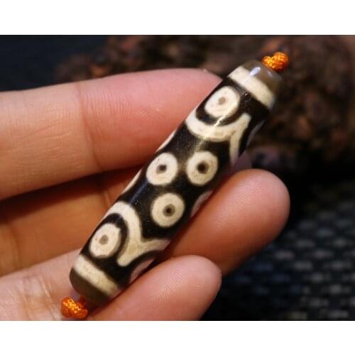 Magic Power Tibetan Old Agate 15 eye dZi Bead Totem LKbrother Sauces Top Quality Garrentee