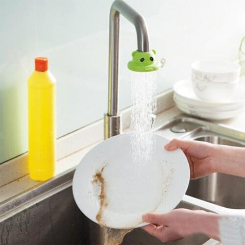 1PC Wholesale Splash Shower Bathroom Faucet Shower Head Nozzle Faucet Kitchen Tap Water Saving Device Cartoon faucet filter
