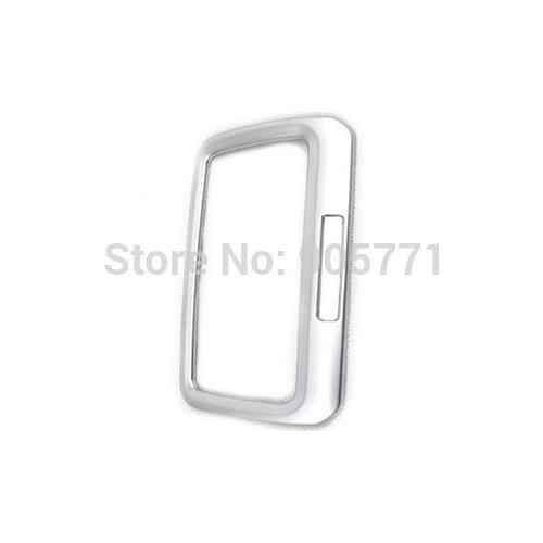 High Quality Matte Chrome Rear Seat AC Vent Cover Trim for VW Golf MK7 free shipping