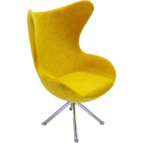 1/12 Dolls House Modern Miniature Furniture Living Room Chair for Dollhouse Decor New